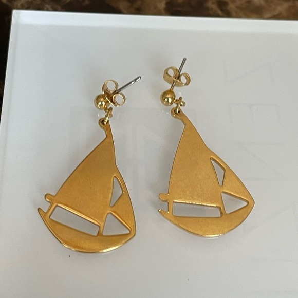 Nautical Enamel Earrings - Picture 4 of 4